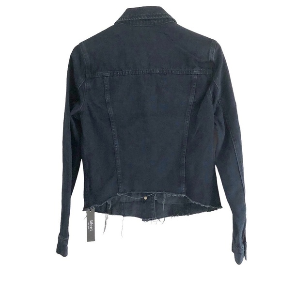 Silent New York Dark Wash Denim Jacket Size Small - Picture 4 of 10